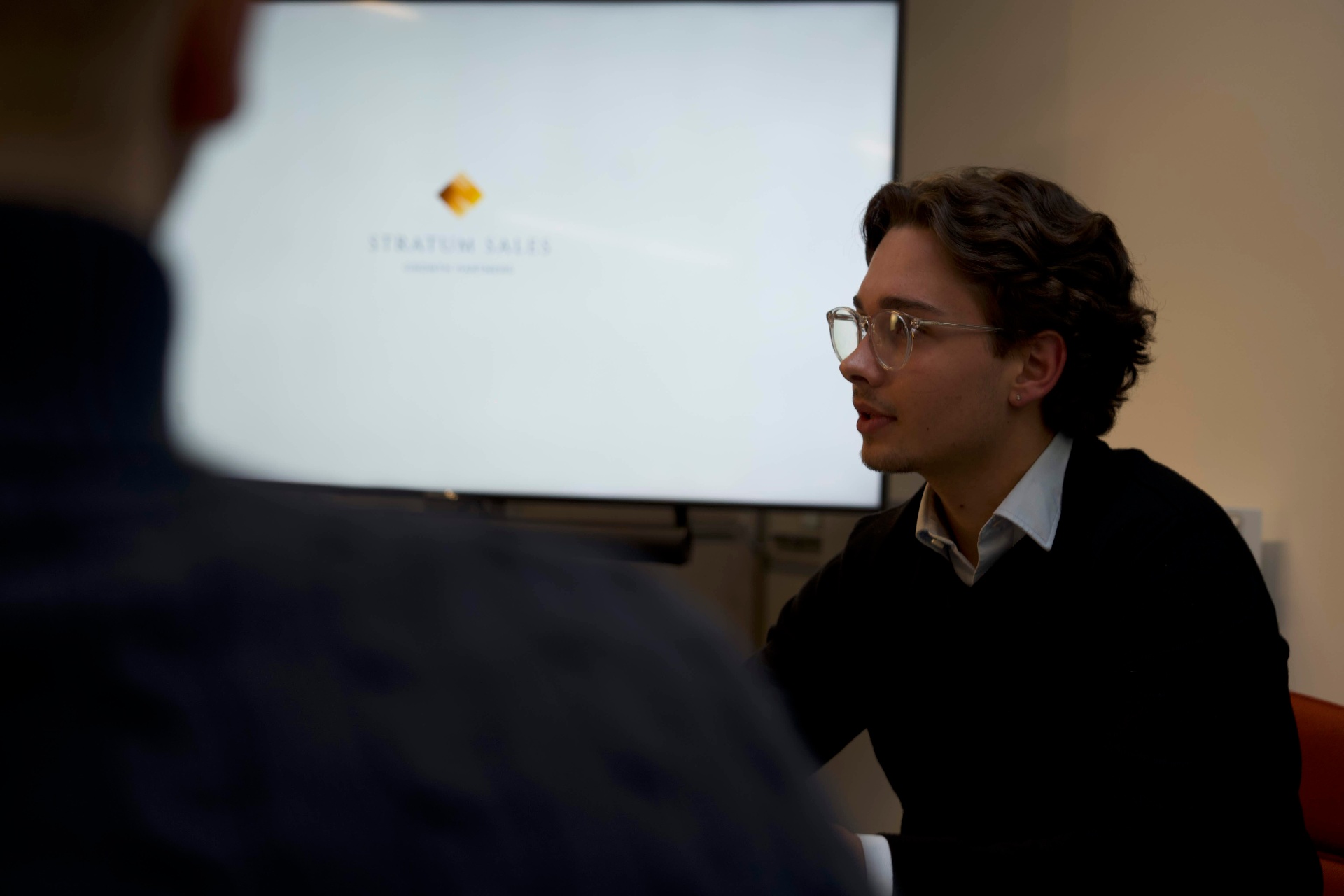 Magnus fra Stratum Sales i kundemøde
